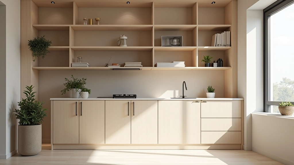 Storage solutions and organizational systems displayed in modern interior setting